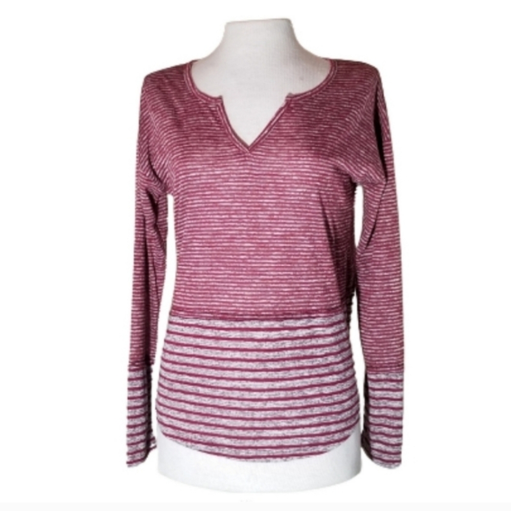 Hem & Thread 2 for $25 Shirts Burgundy Size S - Picture 2 of 13